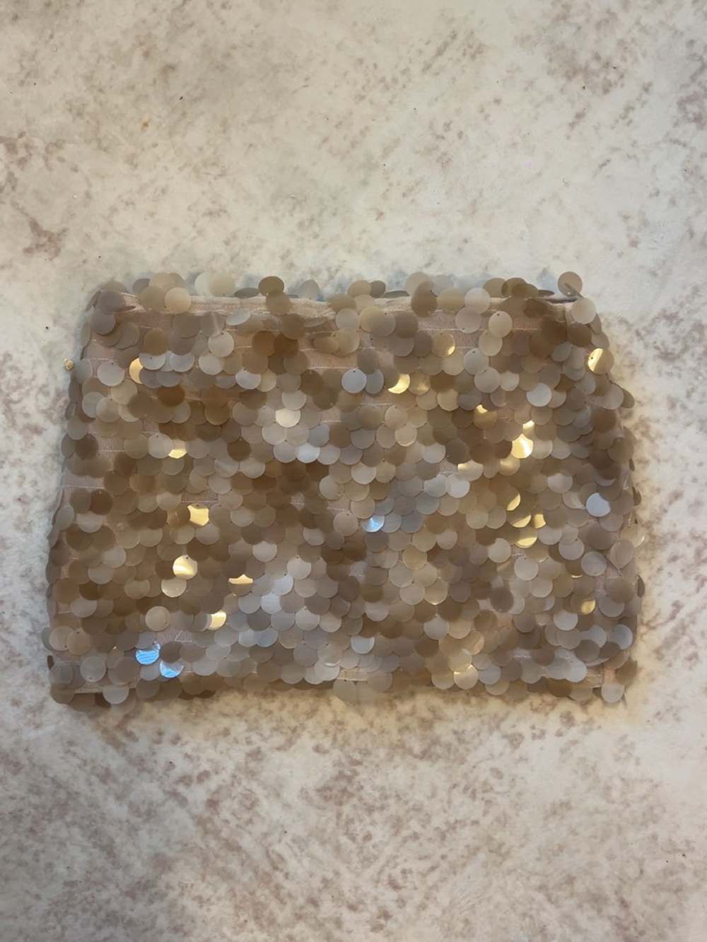 MARS THE LABEL- “THE SHIMMI SEQUIN MICRO MINI SKIRT IN STONE”
Size XS (uk 4)